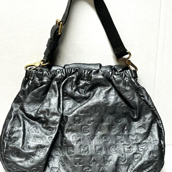 Marc Jacobs large leather fold-over shoulder bag - Picture 7 of 9